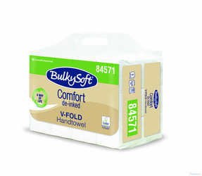 BulkySoft Comfort de-inked EKOLOGICZNY ręcznik papierowy składany classic typu ZZ, V 84571