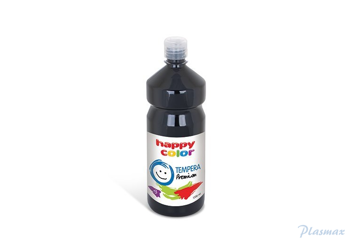 Farba tempera Premium 1000ml, czarny, Happy Color HA 3310 1000-9