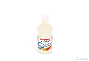 Farba tempera Premium 500ml, biały, Happy Color HA 3310 0500-0