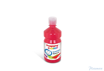 Farba tempera Premium 500ml, czerwony, Happy Color HA 3310 0500-2