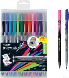 Flamastry BIC Intensity Fine mix AST+FUN Etui 20szt, CEL1011728