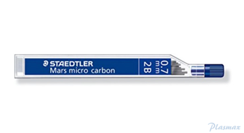 Grafity Mars micro carbon, 0.7 mm, na papier, tw. 2B, Staedtler S 250 07-2B