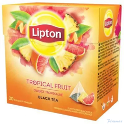 Herbata LIPTON PIRAMID OWOCE TROPIKALNE 20t