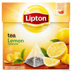 Herbata LIPTON PIRAMID cytryna (20 saszetek)