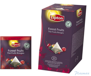 Herbata LIPTON REFRESH FOREST FRUTIS 25k.fol czarna