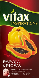 Herbata VITAX INSPIRATIONS Papaja & Pigwa 20tb*2g