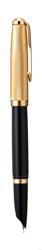 Pióro wieczne (F) - 18K PARKER 51 DELUXE BLACK GT 2123511, giftbox